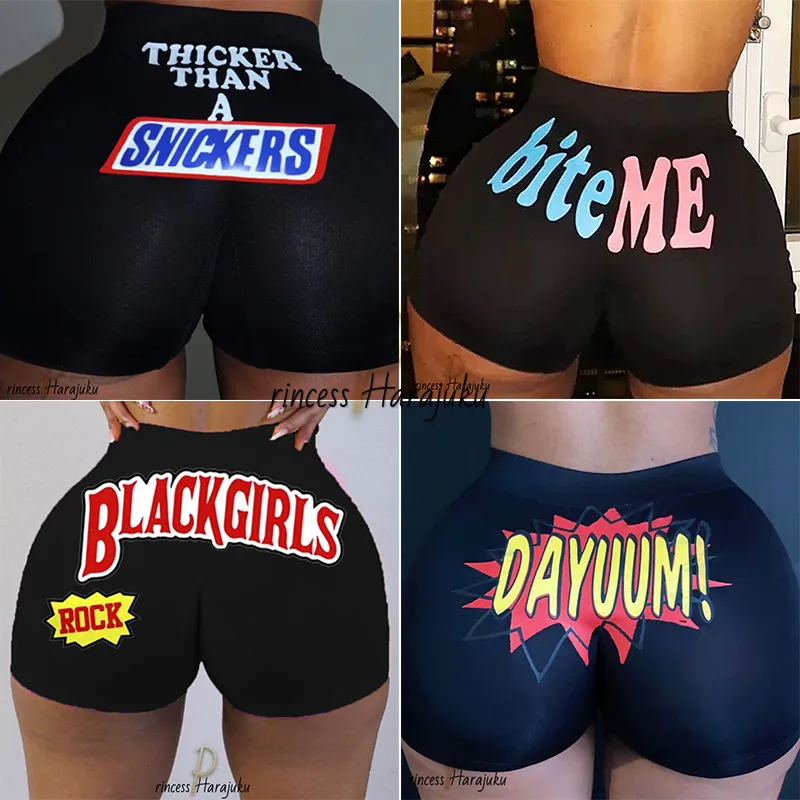 Women's Shorts Blackgirls Candy Shorts Women's Mini Boots Bar Shorts Sports Fitness Push Ups Multicolor Sexy Club Party Lovely Summer 230520