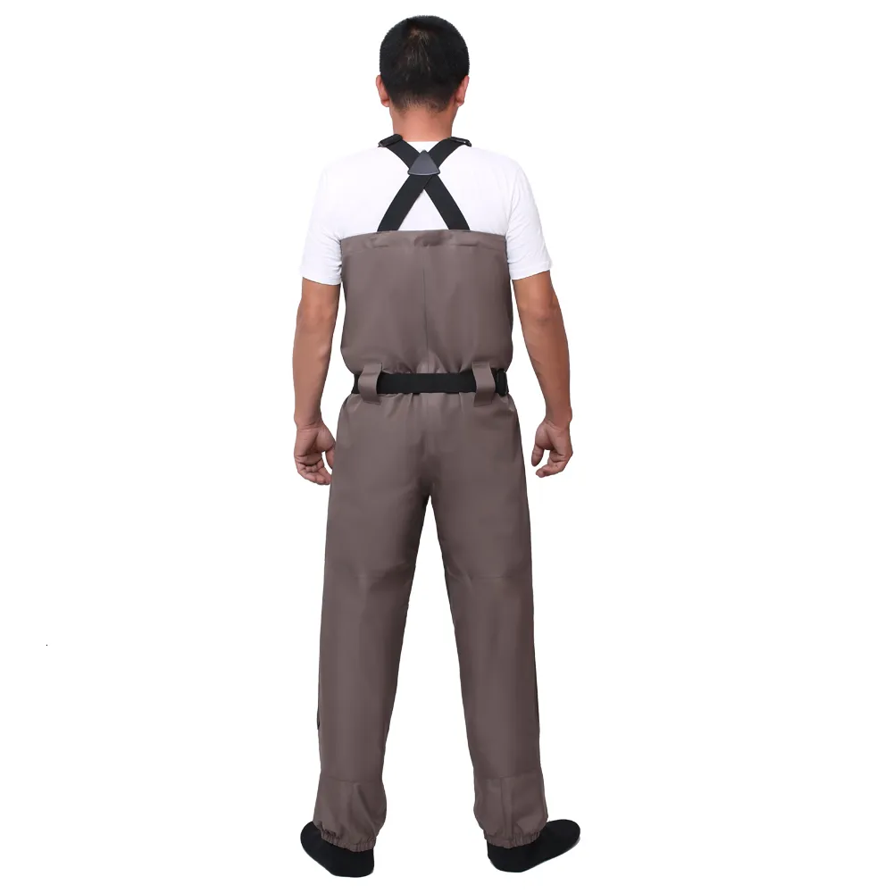 Breathable Outdoor Hunting Wader Pants With Stockingfoot And Chest