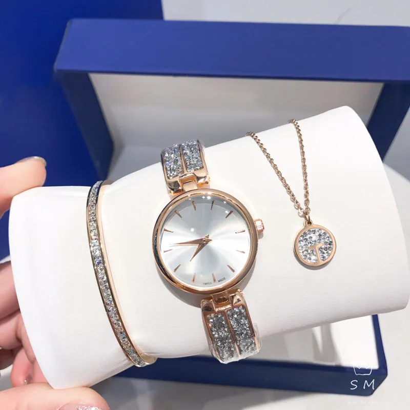 Swarovski watch set price new arrivals