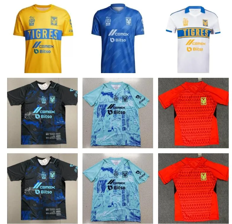 Liga MX 2023 2024 Tigres Soccer Jerseys GIGNAC NICO SOTELDO S.CORDOVA CORDOVA THAUVIN UANL local visitante tercero 22 2324 camiseta de f tbol para