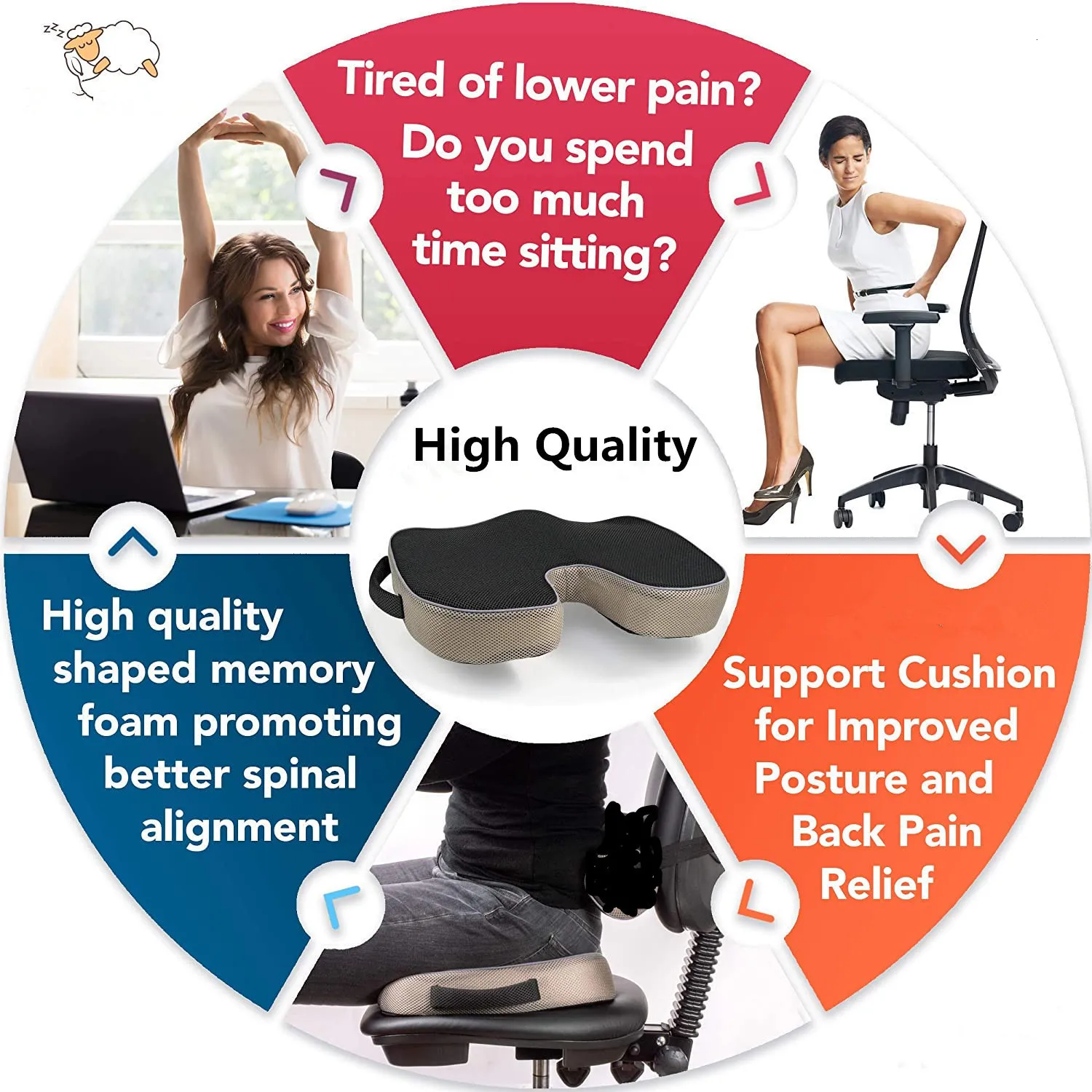 Spinal comfort cushion sales
