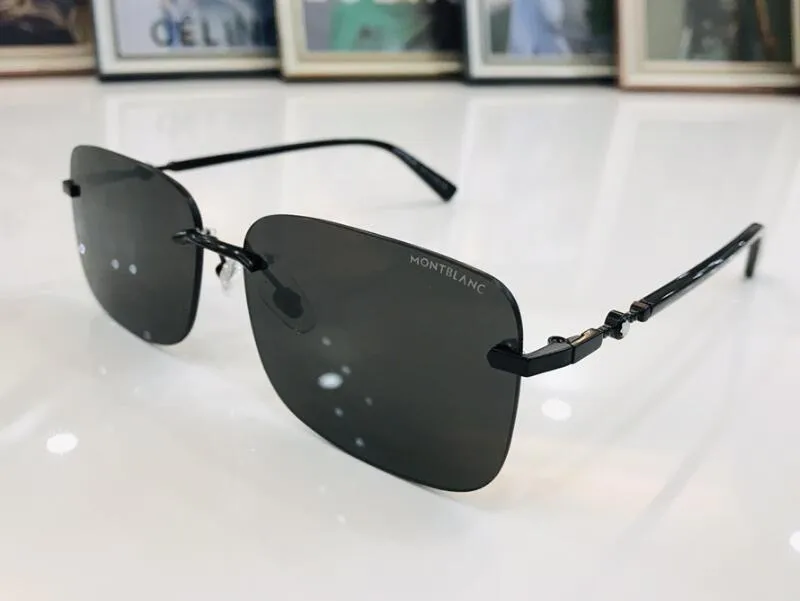 Montblan MB872 MB80573 Pilot Eyewear Designer Prescription Aviator 