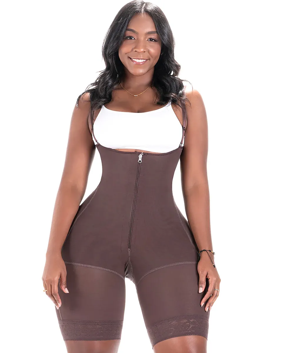 Taille buik Shaper Bling Shapers Colombiaanse bum liftregeling Mid dijle Shapewear faja curvy brede heupen kleine vrouwen 230520