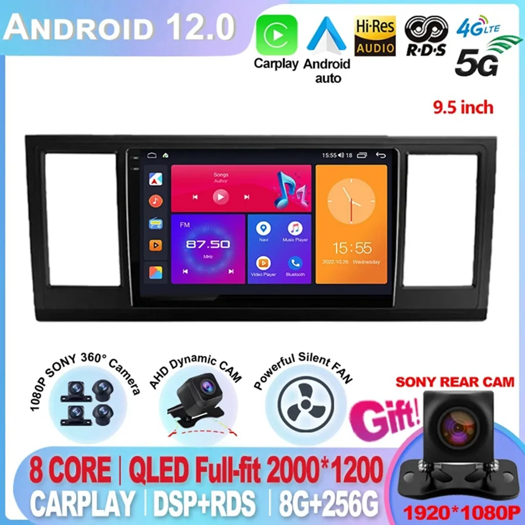 2K para VW Volkswagen Caravelle 6 T6 2015-2020 CarPlay DSP Car Radio Multimedia Player Player Auto Navigation GPS DVD Android-4