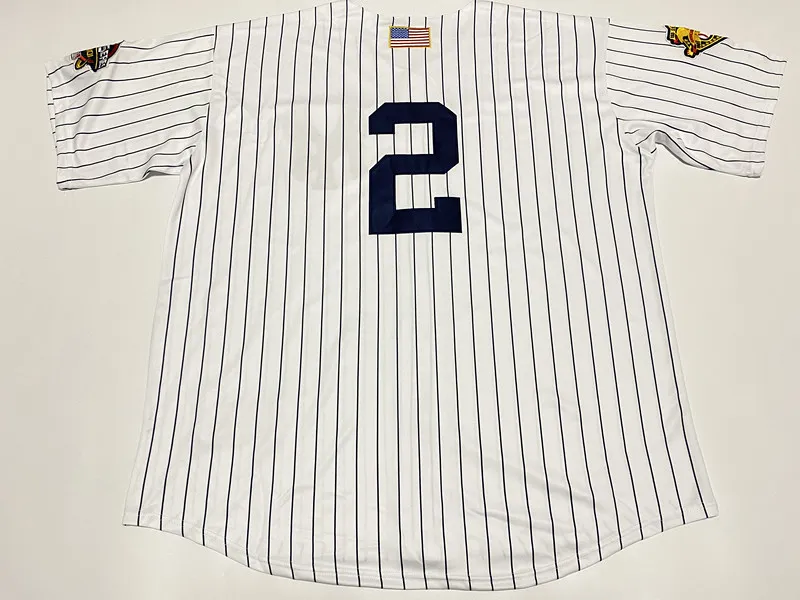 Derek jeter 2001 world series jersey deals