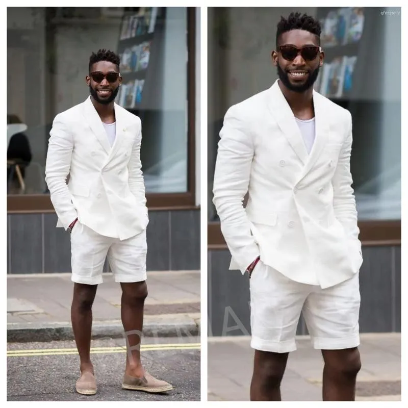 Tenue mariage store homme décontracté lin