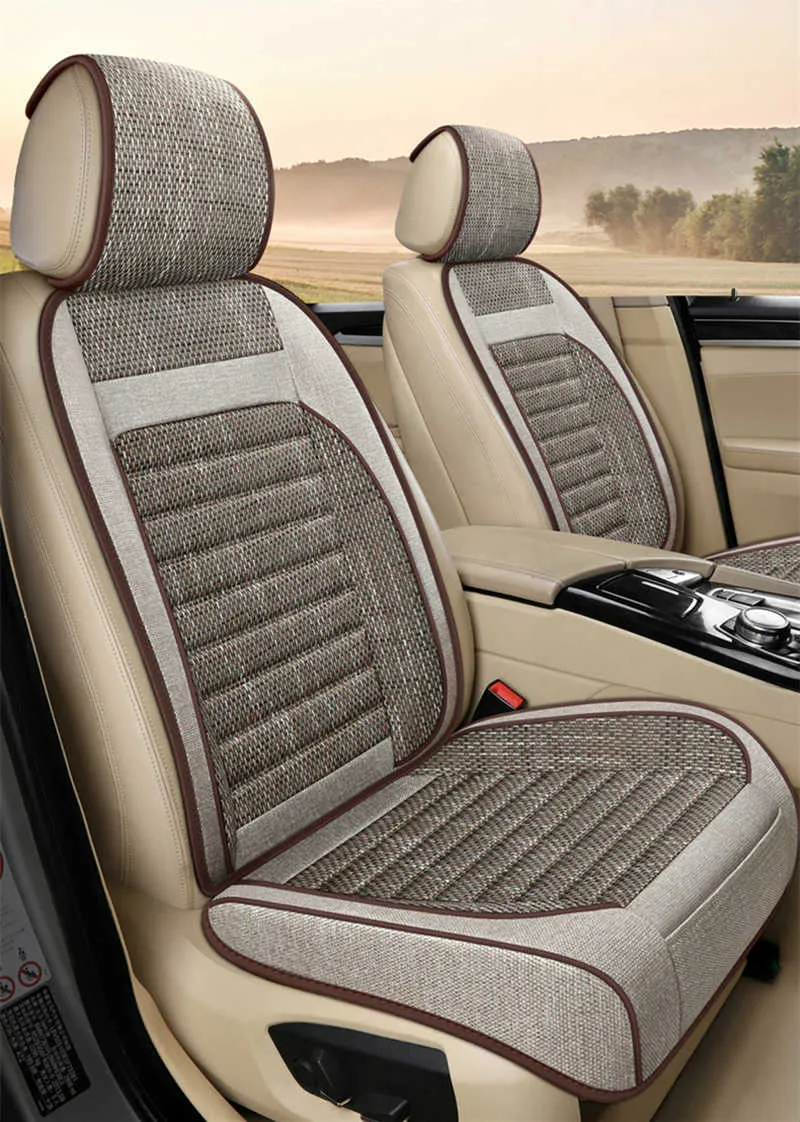 Seat Cushions Car Protector Four Seasons Universal Cushion Front Car Shape Interior Accessoarer Seat Cover AA230520