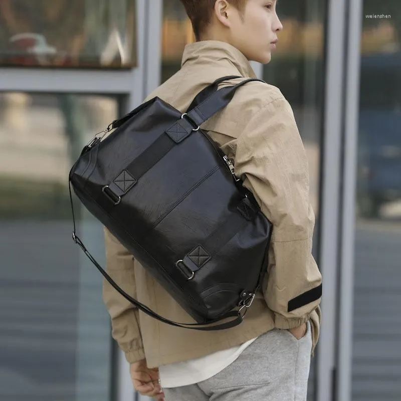 Duffel Bags Travel Bag Men's Casual Crossbody Schouder Koreaanse versie Fashion Trend Handtas eenvoudig en lichtgewicht