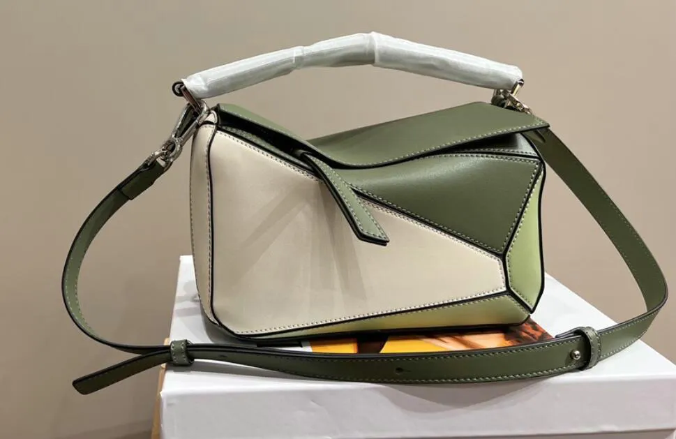 Lowes Army Bag Geometric Shoulder Uxury Designers Women Puzzle