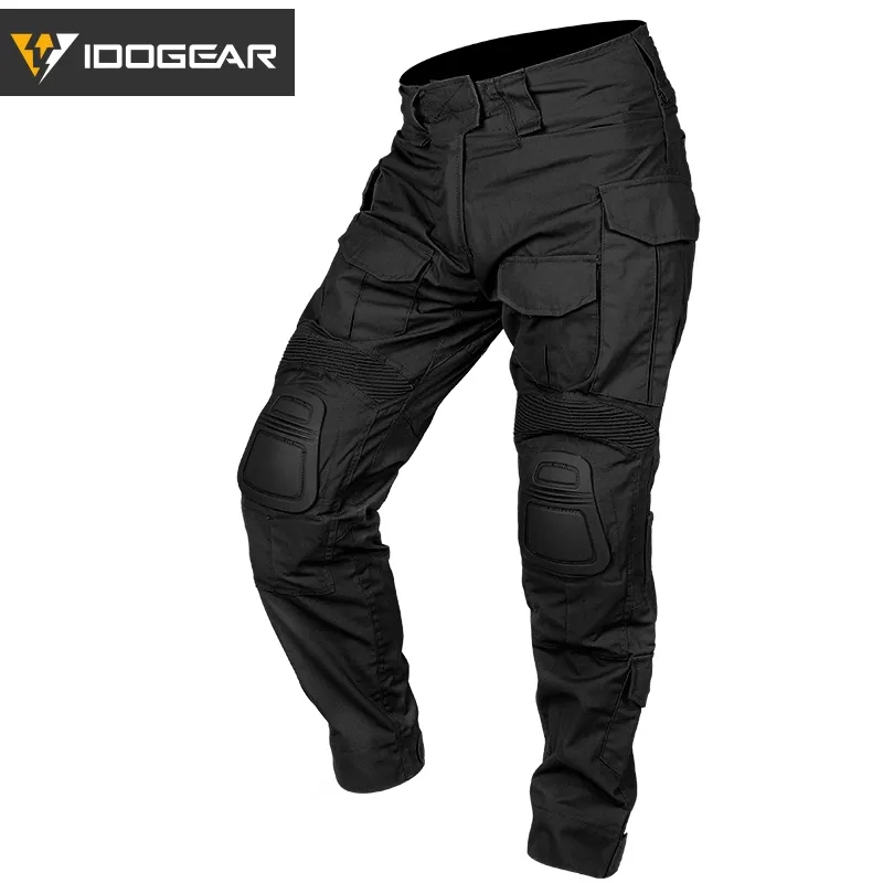 Black tactical pants with knee pads new arrivals