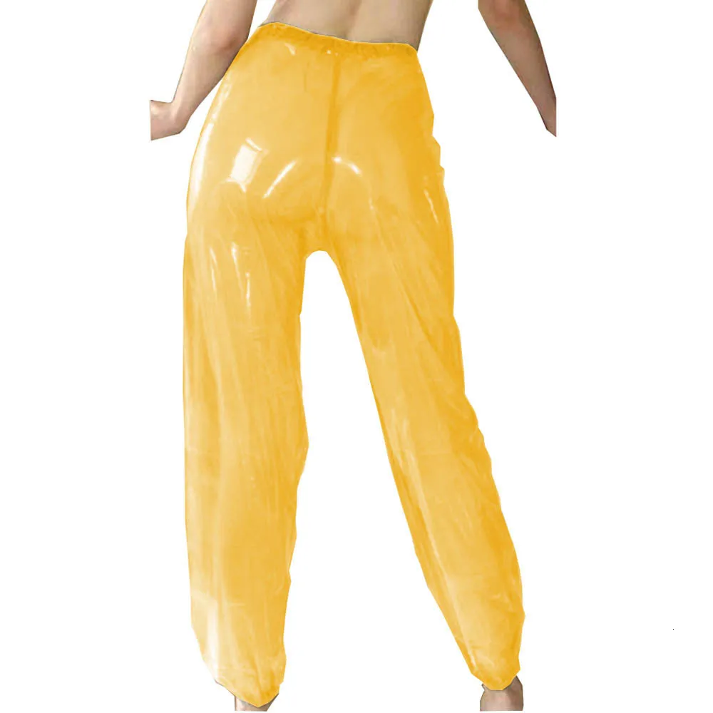 Pantalones de plastico hot sale