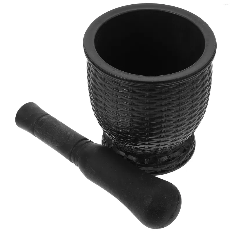 Kaseler Sarımsak Kavanoz Mutfak Gadget Metal Metinler Set Zencefil Pestle Plastik Öğütme Aracı Manuel Öğütücü