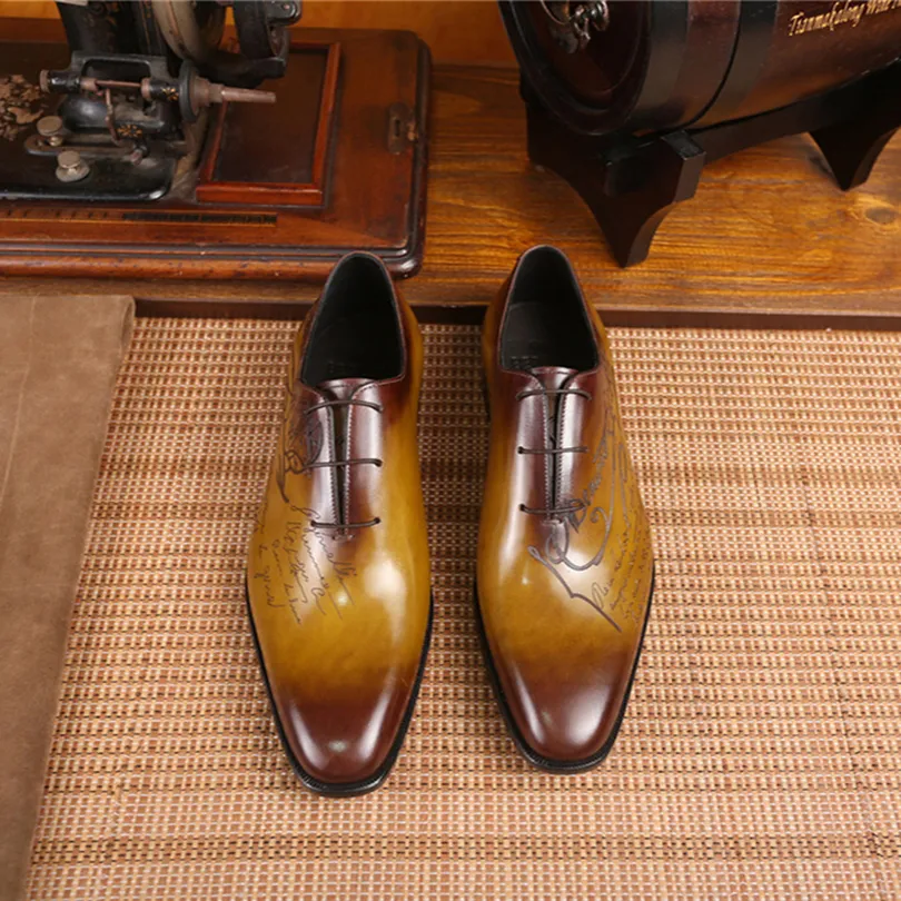 Berluti Alessandro Scritto Leather Shoesメンズ