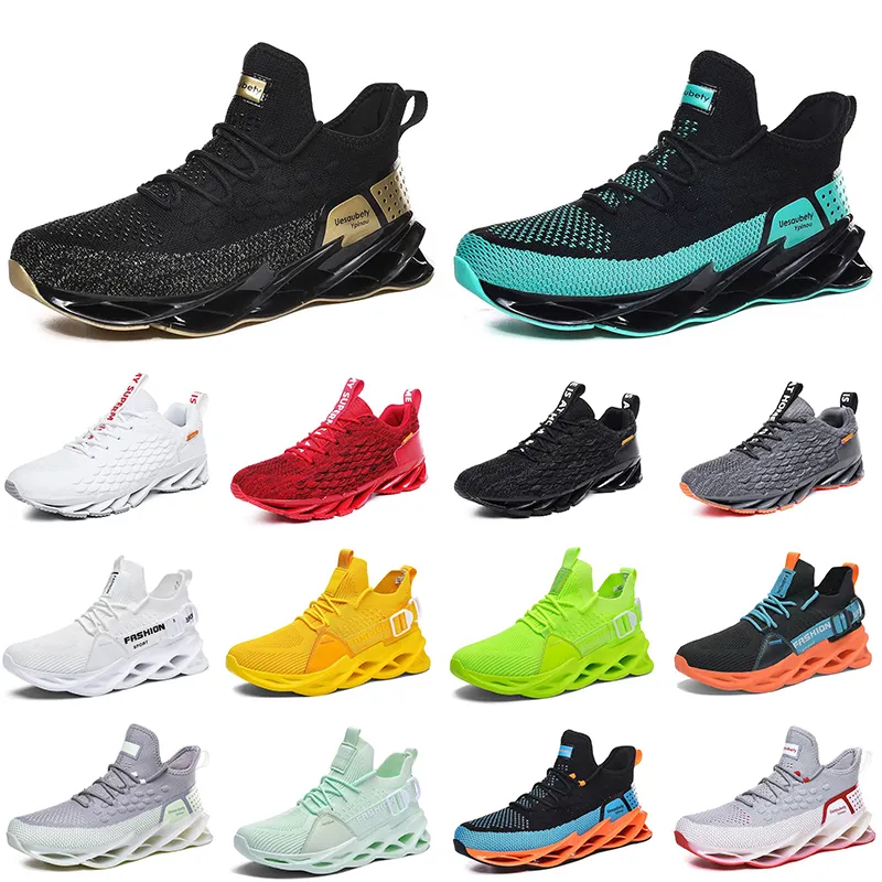 2023 Running Shoes Men Black White Red Yellow Green Grey Teal Green Mens Trainers Sports Sneakers Color 14