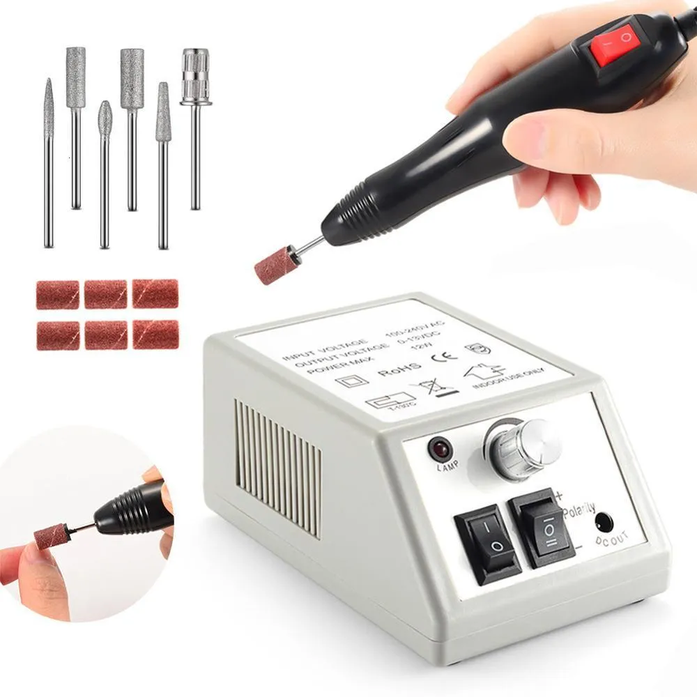 Nail Manicure Set 20000RPM Electric Drill Machine File Milling Cutter Pedicure Polish Tools Kits 230520