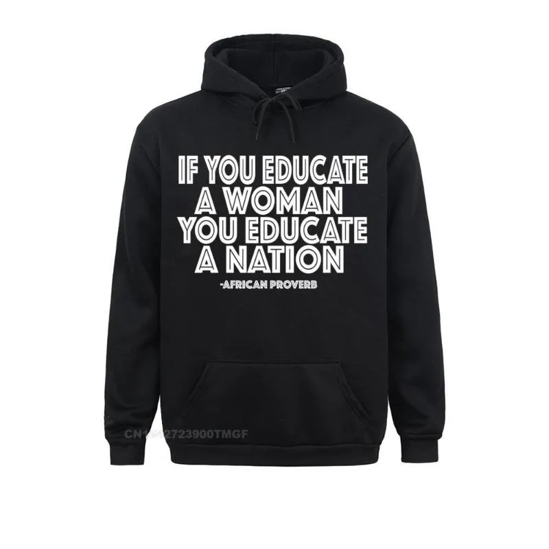 Heren Hoodies Sweatshirts vrouwen geschiedenis maand Afrikaans spreekwoord melanin sweatshirt lange mouw herfst heren mannen unieke kleding grappig