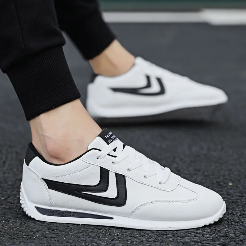 Nike white leather sneakers mens top