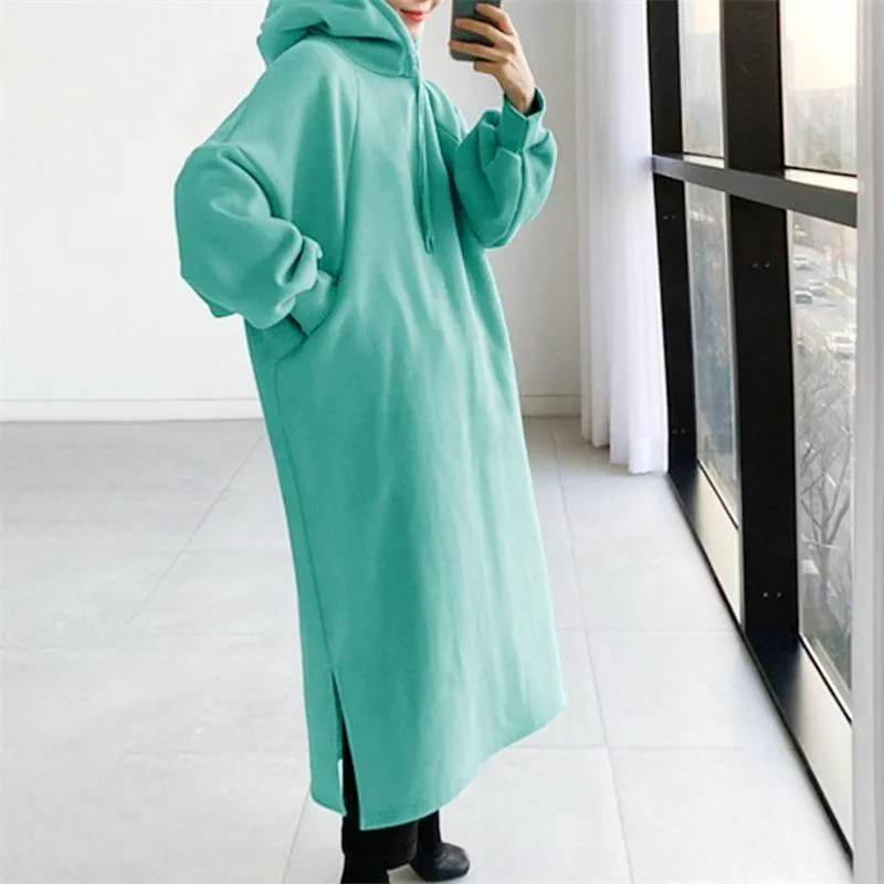 Baggy hoodie dress hot sale