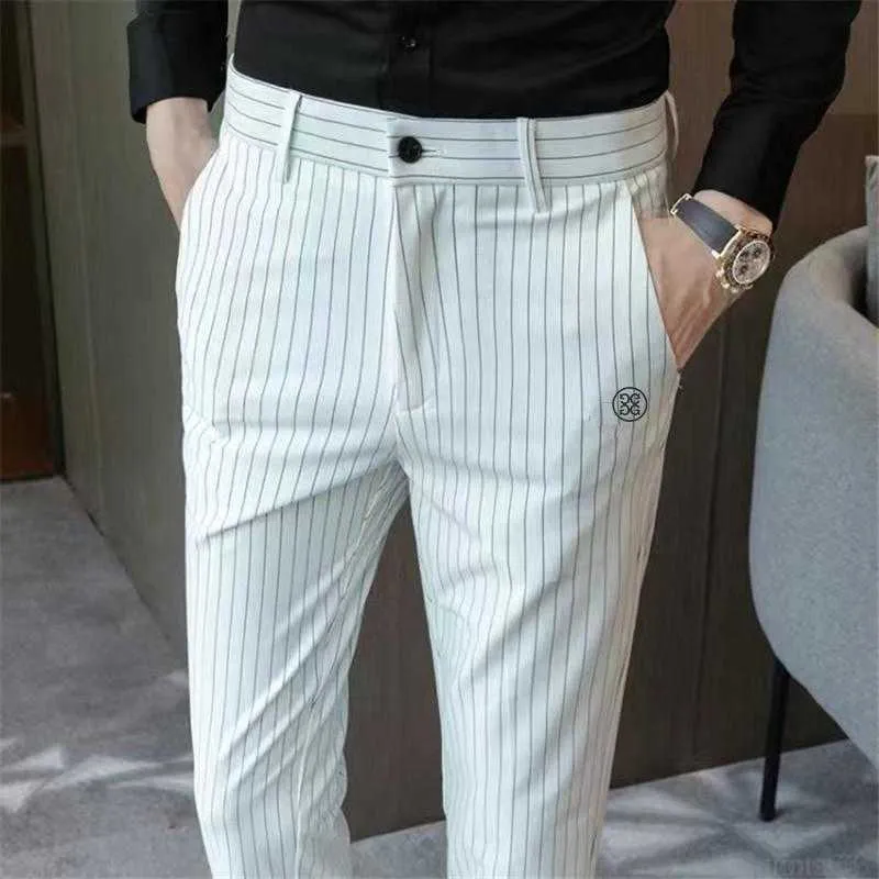 Elastic waist golf pants top