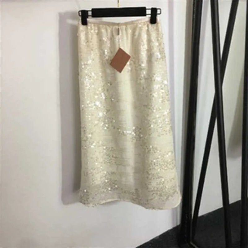 Sequin skirt outfit designer online top