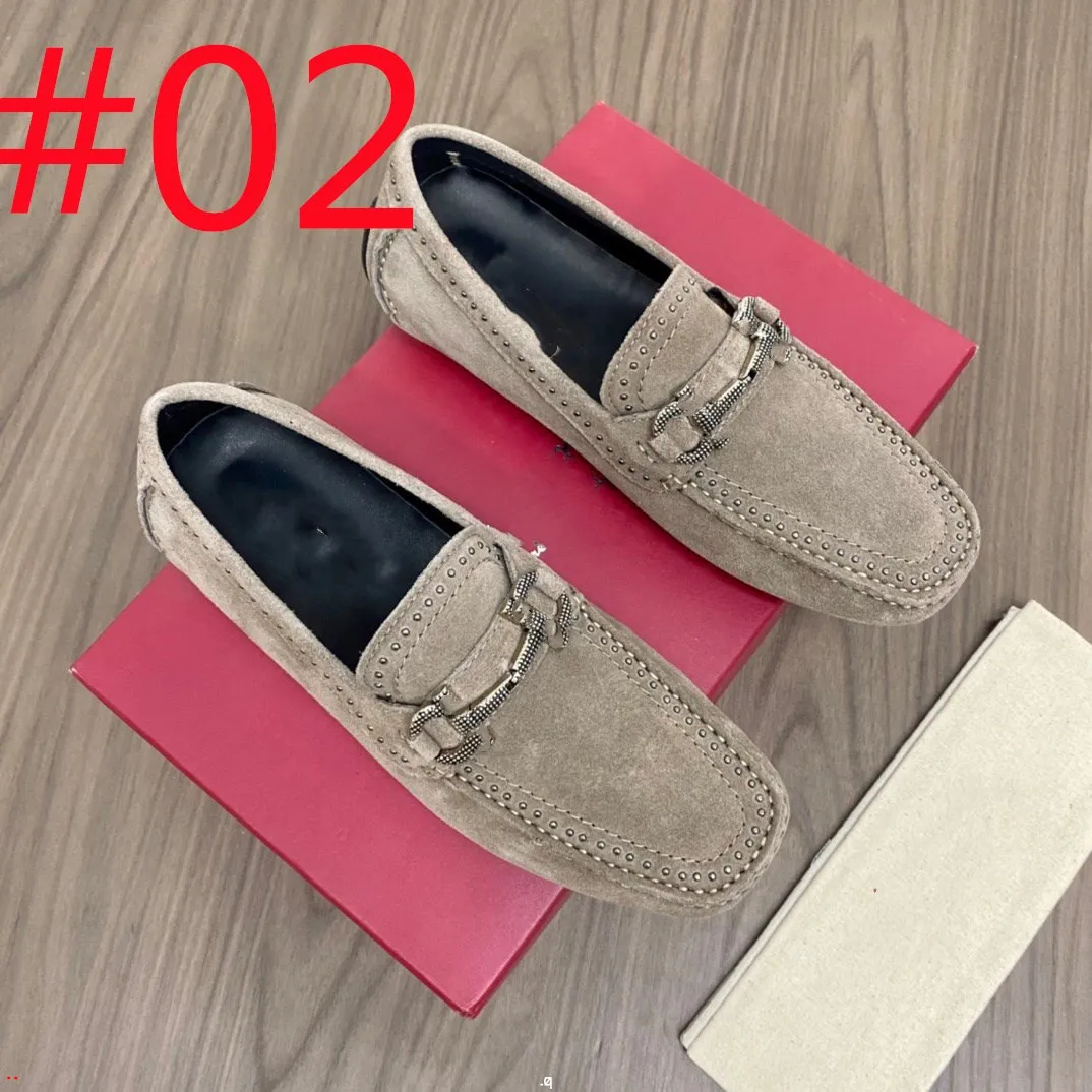F1 11Model Spring New Suede Designer Men Shoes Fashion Slip On
