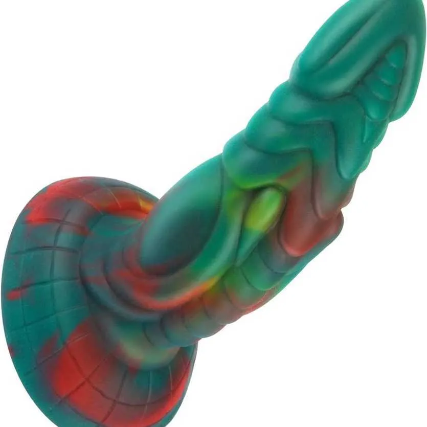 Заводская розетка Реалистичная дилдео для драконов секс красочный фаллоимитатор с большой всасывающей чашкой g-spot анал плагин-штепля