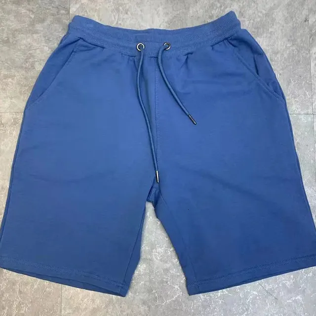 Menshorts 40 kg100 kg Summer 100% bomullsmjuk dragkamp i midjan svart vit gul rosa casual 4xl 5xl 230522 721