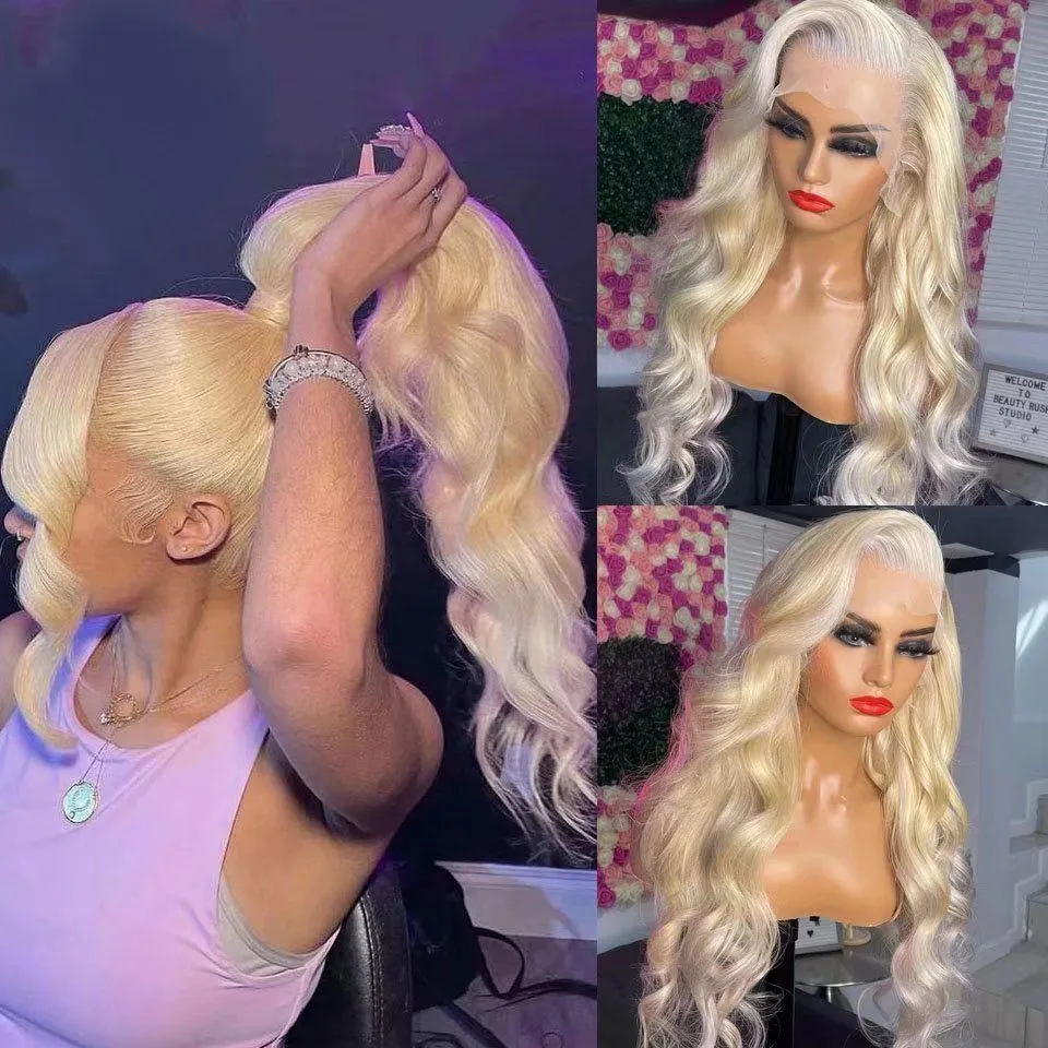 Synthetic lace front wigs 613 online