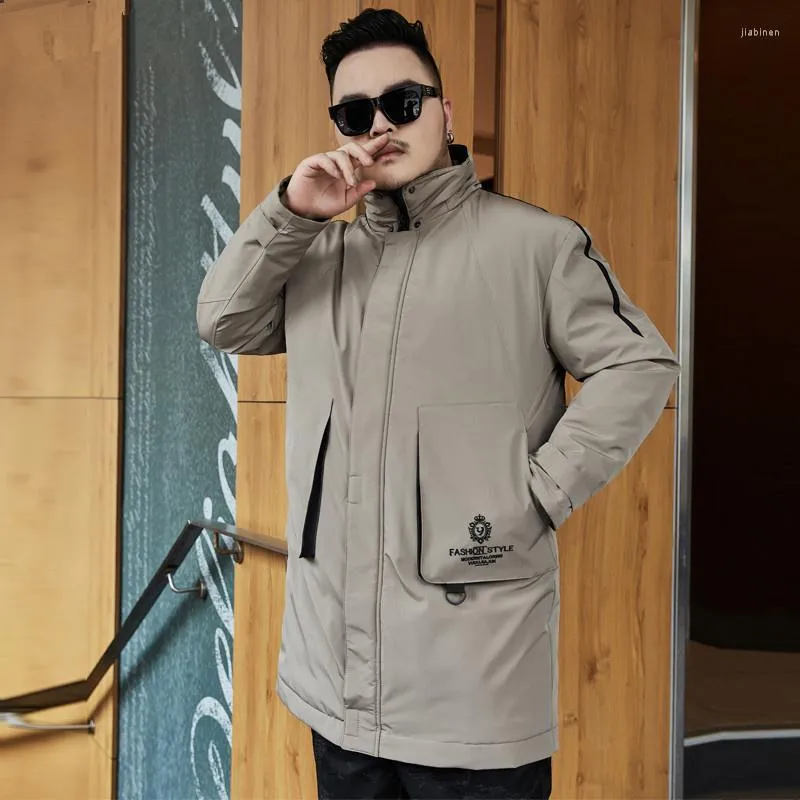 Men's Trench Coats Autumn Jacket Men Clothing Loose Plus Big Size 5XL 6XL 8XL 9XL 10XL Coat Black Hoodies Male Long Windbreaker Man Hooded