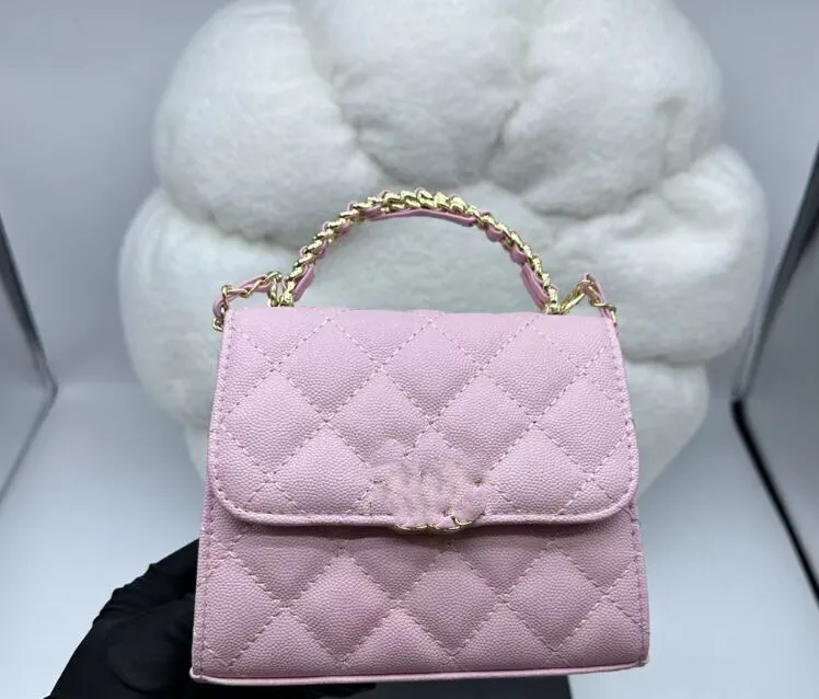 DHgate.com:2024Chic PU Leather Kids Crossbody Bag, Mini