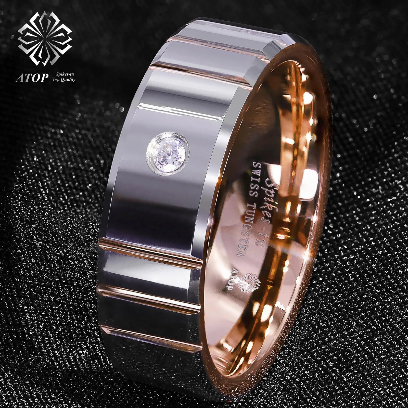 Atop tungsten shop ring