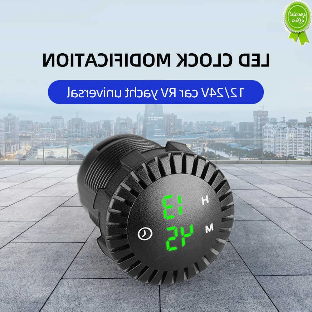 DHgate.com:Car New 12V/24V Car LED Boat Clock Touch Panel Small Digital ...