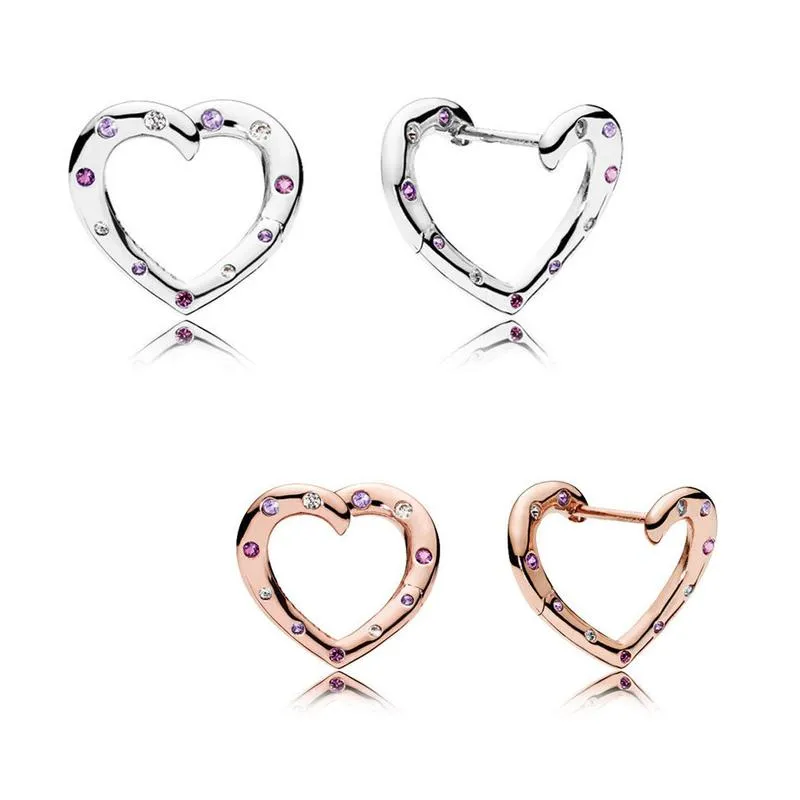 Bright hearts 2025 hoop earrings