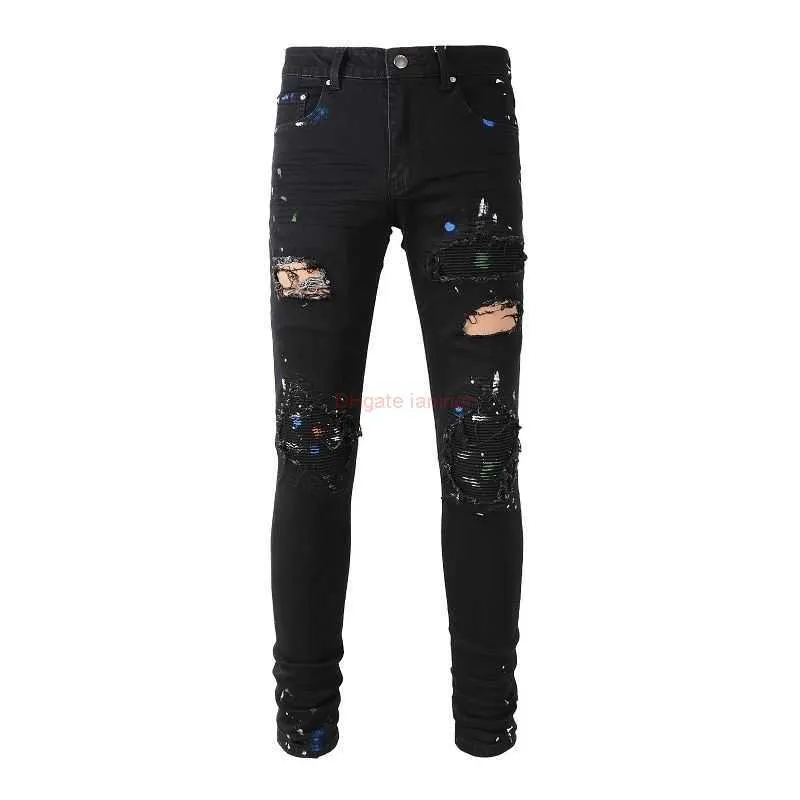 Scratch paint jeans hot sale