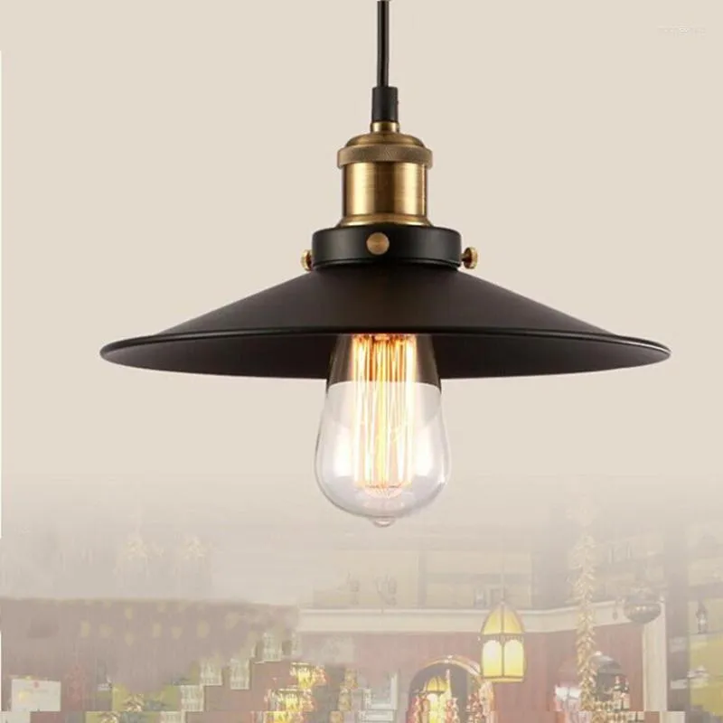 Lampes suspendues Moderne LED Lampe Rétro En Fer Forgé Loft Intérieur Industriel Vintage Suspension Luminaire Chambre Bar Table Décor Lumière