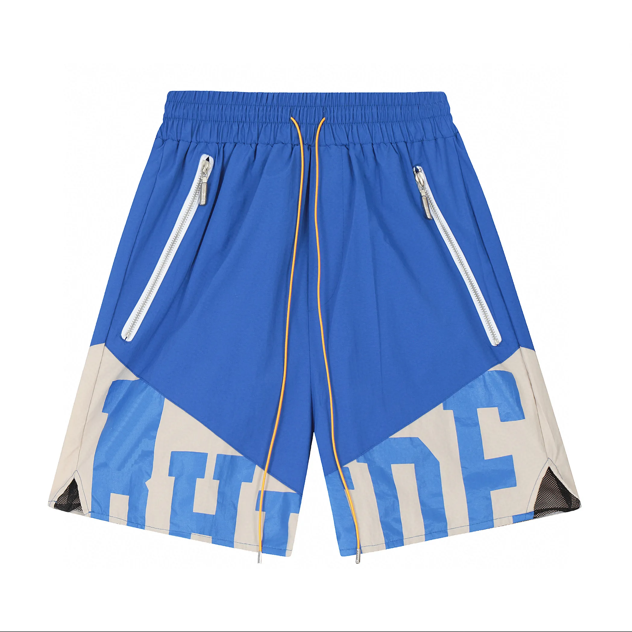 Shorts grande taille pour hommes vêtements d'été de style polaire avec plage hors de la rue pur coton n21r