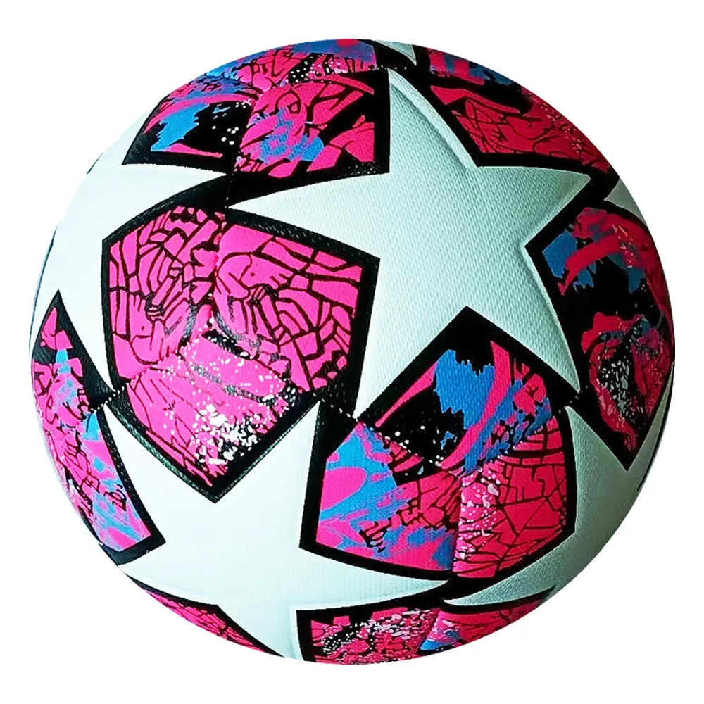 Bolas Janygm Football Ball Tamanho 5 Profissional Pu Red Pu Material Durável Liga de Treinamento de Futebol Durável Bola de Futebol 230520