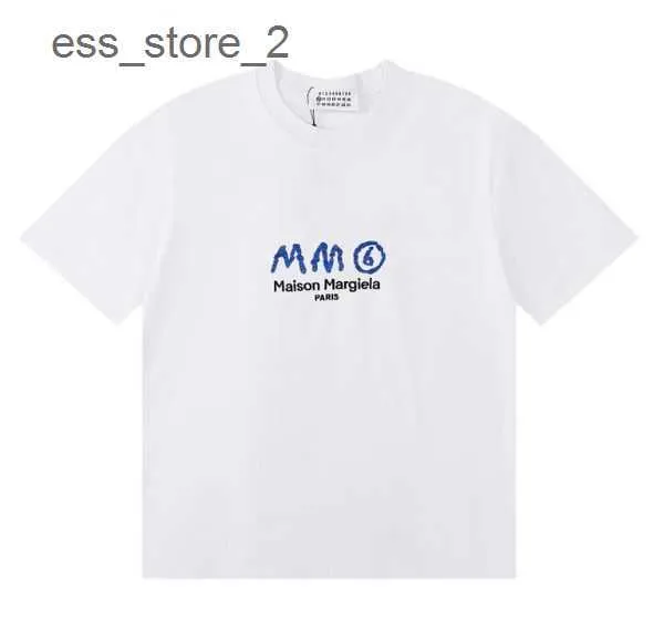 Herren T-Shirts MM Klassisches weißes Designer-T-Shirt Sommer Übergroße Männer T-Shirt Frauen T-Stück Margiela Herrenkleidung GWDM