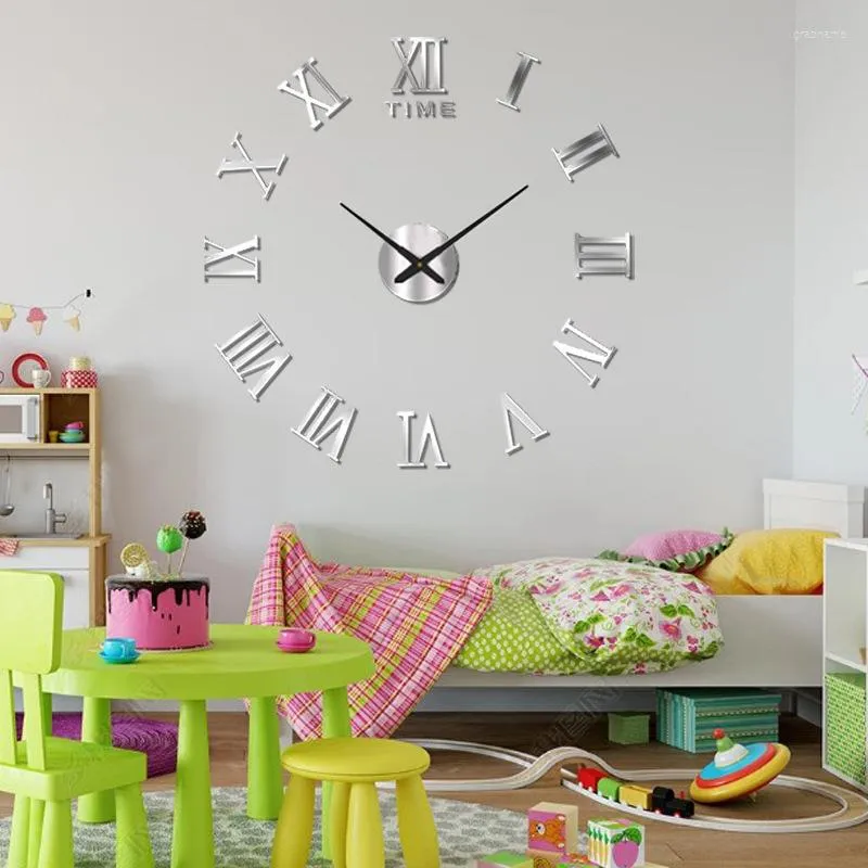 Relojes De Pared Creativo Simple DIY Reloj Digital Dormitorio
