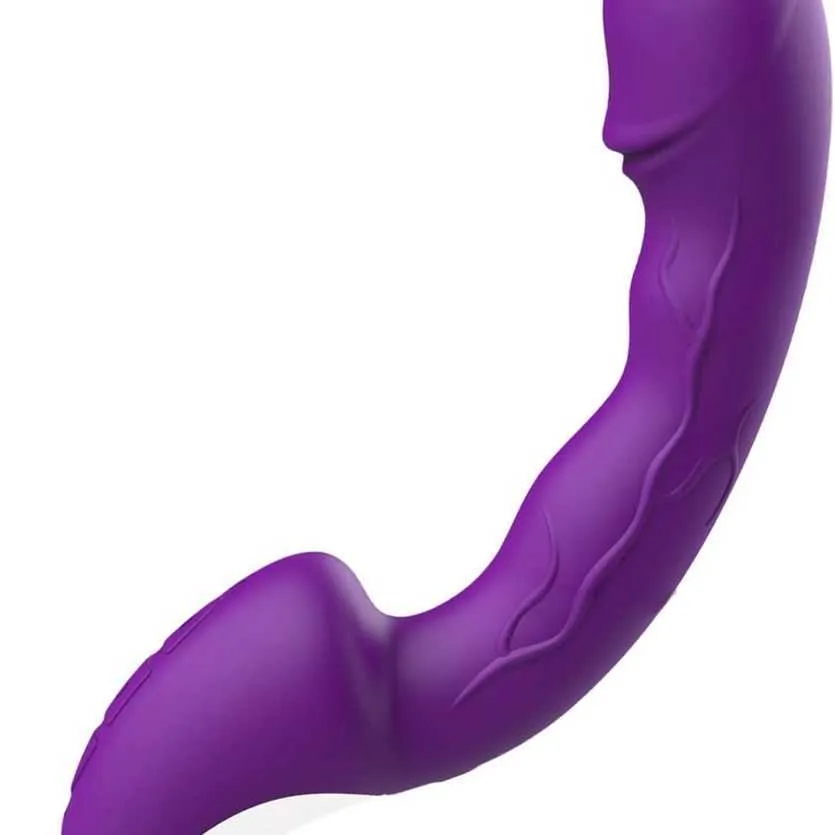 saída de fábrica poderosa vibrador G-Point com 25 modos de vibração Toy adulto feminino vibratório Vibrador textura realista Recarregável Massager de palito de sexo roxo