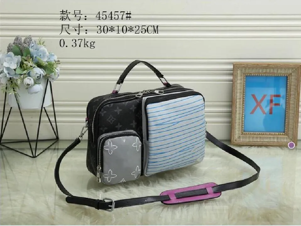 Luxury Multipocket Womens Handbag Designer Leather Large Capacity