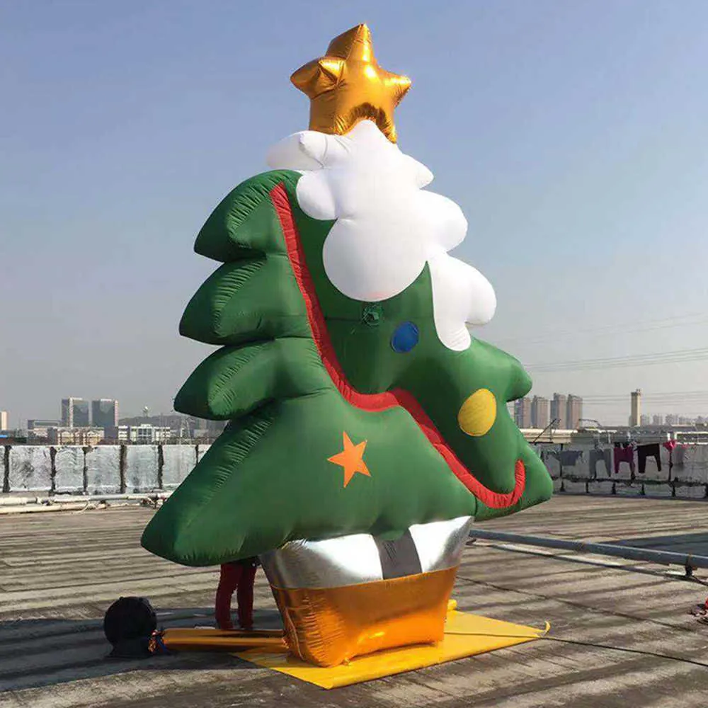 Outdoor giant Inflatable Christmas tree with LED light china supplier new design inflatable decoration tree for christmas