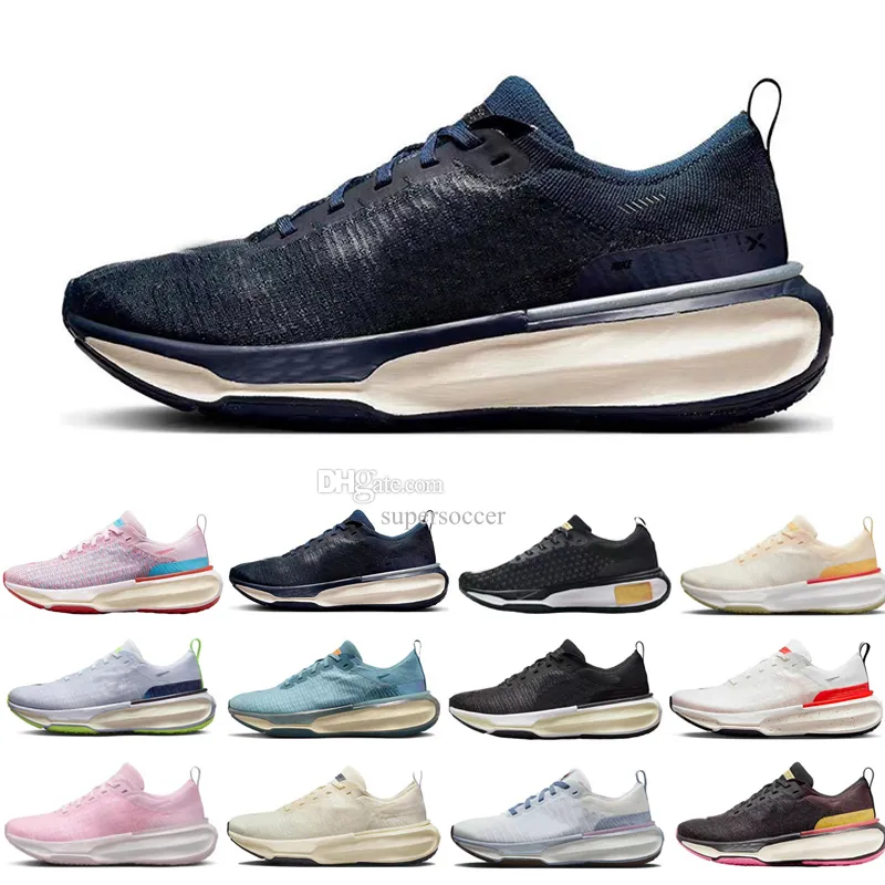 Invincible Run FK 3 Scarpe da corsa Nero Bianco Blu Verde Rosa Marathon Mountain Low Oreo Triple Midnight Navy Uomo Donna Outdoor Sneakers Scarpe sportive