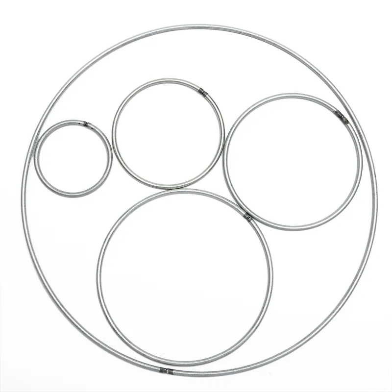 10 Stück 35–400 mm Traumfänger, Reve-Kreisringe, Erkenntnisse zum Aufhängen, runder Kreis, Metall, zum Attrapeieren, Reve-Netz, Schmuck, Schlüsselanhänger, DIY