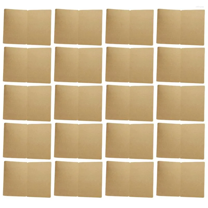 Geschenkwikkeling 20 PCS Dank u kaarten Bulknotes Blank afdrukbare Note Bruiloftuitnodiging