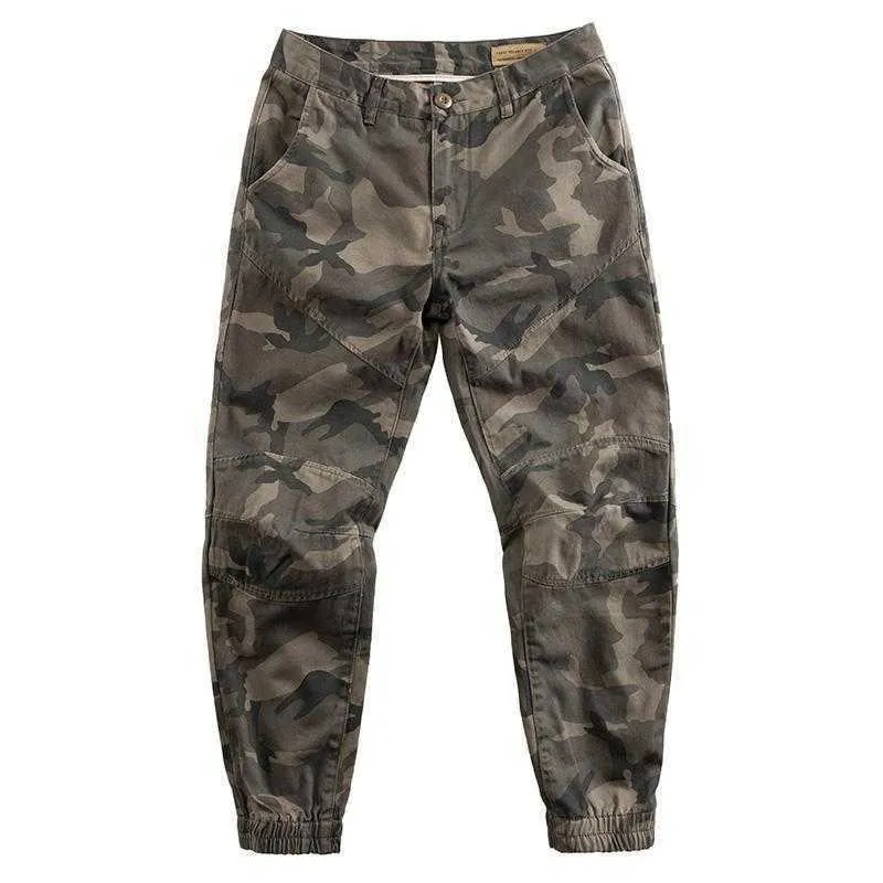 Pantalons pour hommes Pantalons de survêtement décontractés pour hommes en coton camouflage à longues jambes pour hommes Coupe stéréo d'automne pour hommes Pantalons de survêtement décontractés pour hommes polyvalents P230522