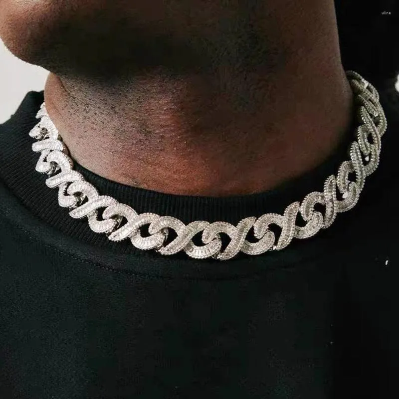 2023 Hip Hop Link Bracelet With Iced Out Bling, 5A Cubic