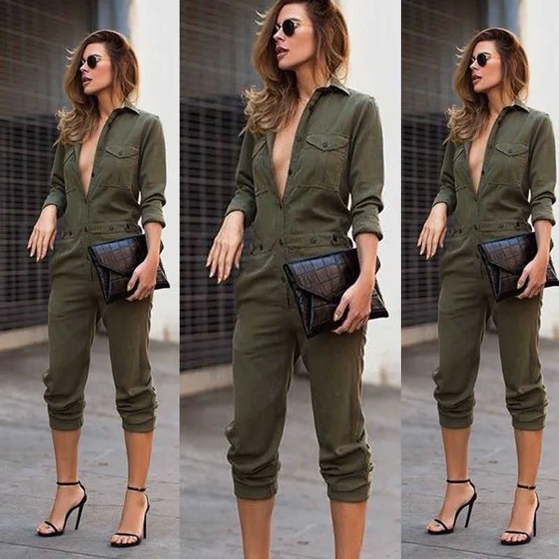 Mono verde militar mujer new arrivals