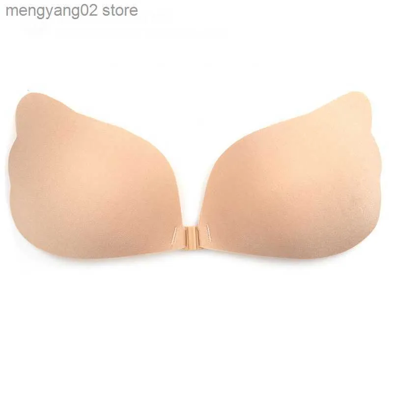 Bras Women Invisible Bra Super Push Up Bra Seamless Self Adhesive Sticky Bra  Fitness Wedding Party Front Strapless A B C D E F Cup T230522 From  Mengyang02, $7.21