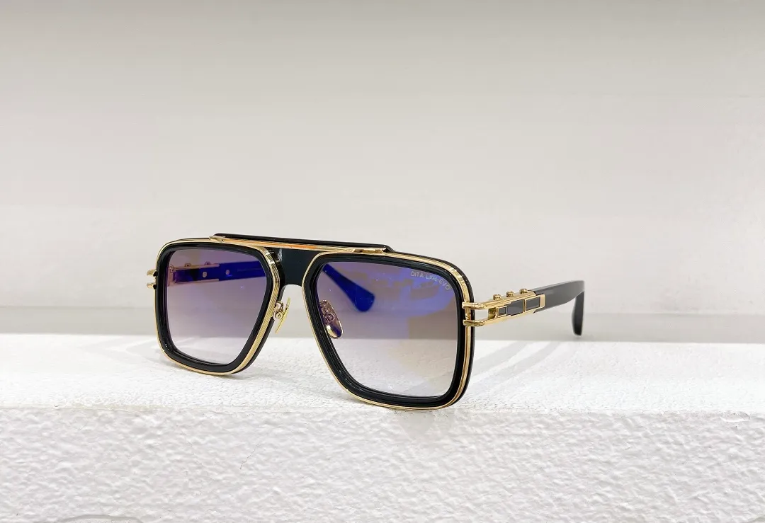 Designer solglasögon för män kvinnor UV400 flytande ram solglasögon metall minimalistisk retro samling murkörning